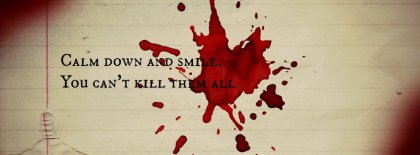 Calm Down And Smile Facebook Covers